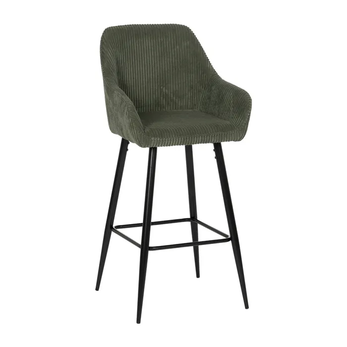 Set 2 scaune bar verzi moderne|Scaune de bar verzi pentru decoruri contemporane [2]
