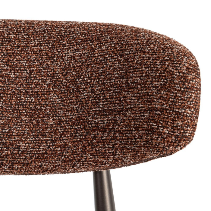 Set de scaune de dining tapițate cu structură metalică [11]