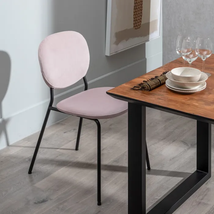Scaune roz modern, decor elegant [2]