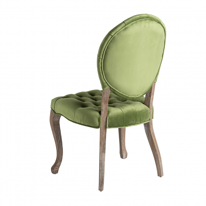 Set 2 scaune provensale brad catifea verde|Scaune elegante [4]