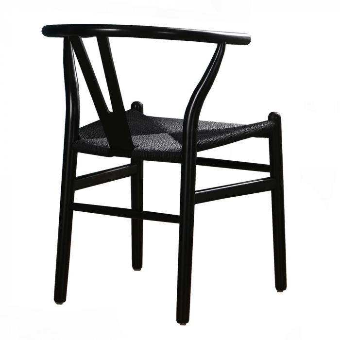 scaune negre franghie lemn fag design japandi [3]