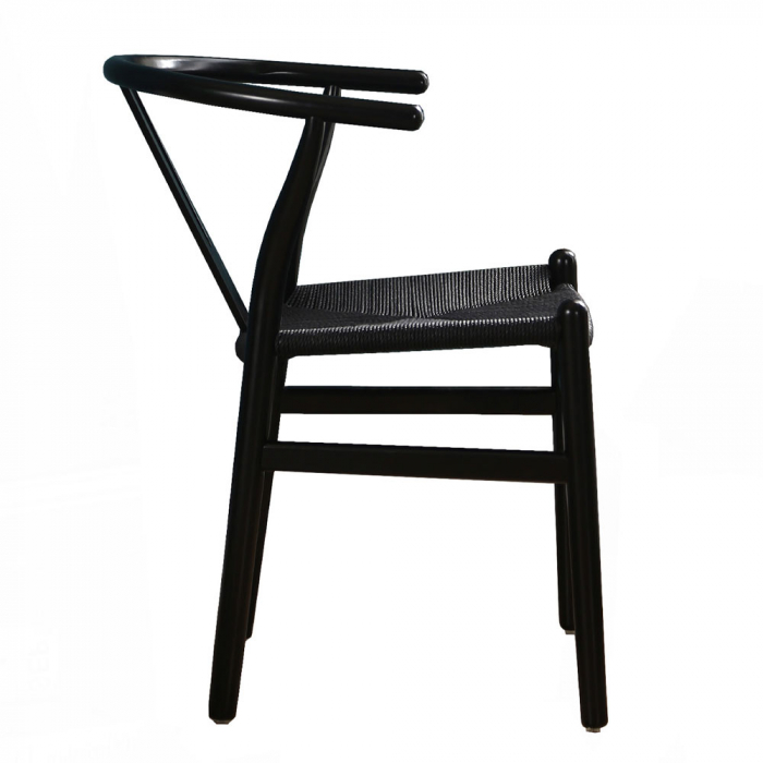scaune negre franghie lemn fag design japandi [2]