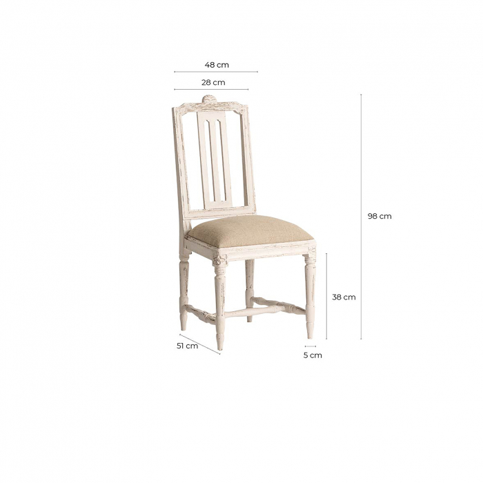 Set 2 scaune provensale lemn mango|Scaune dining elegante [7]