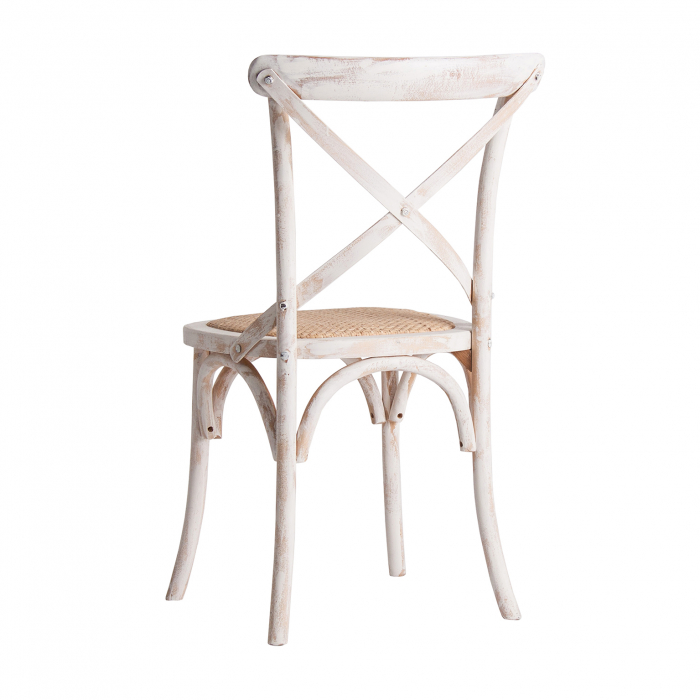 Set 2 scaune clasice lemn alb antic|Scaune elegante [4]