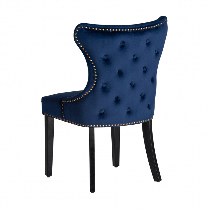 Set 2 scaune clasice albastru marin|Scaune elegante [4]