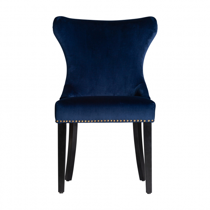 Set 2 scaune clasice albastru marin|Scaune elegante [2]