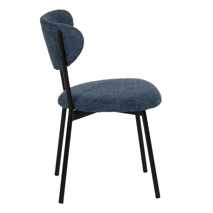 Set 2 scaune albastre moderne|Scaune albastre pentru relaxare [4]