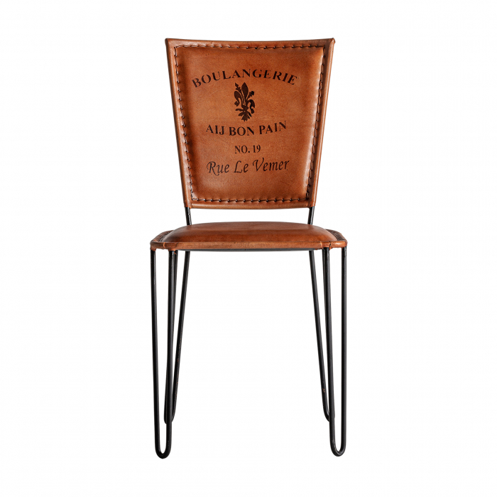 Set scaune vintage metal piele|Scaune dining autentice [2]