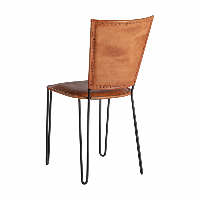 Set scaune vintage metal piele|Scaune dining autentice [4]