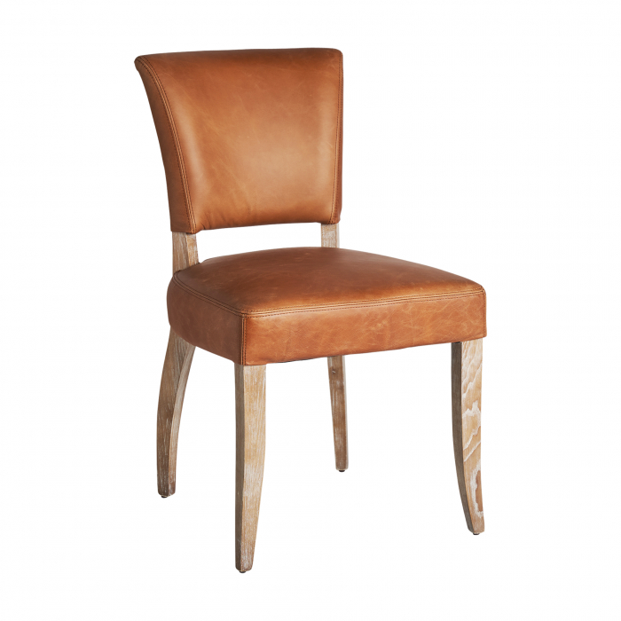 Set scaune vintage piele maro | Scaune elegante dining [1]