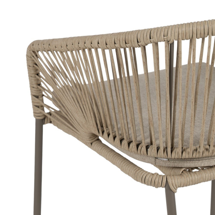 Set de 2 scaune din ratan sintetic cu pernă detașabilă [9]