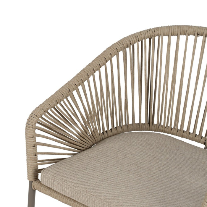 Set de 2 scaune din ratan sintetic cu pernă detașabilă [6]