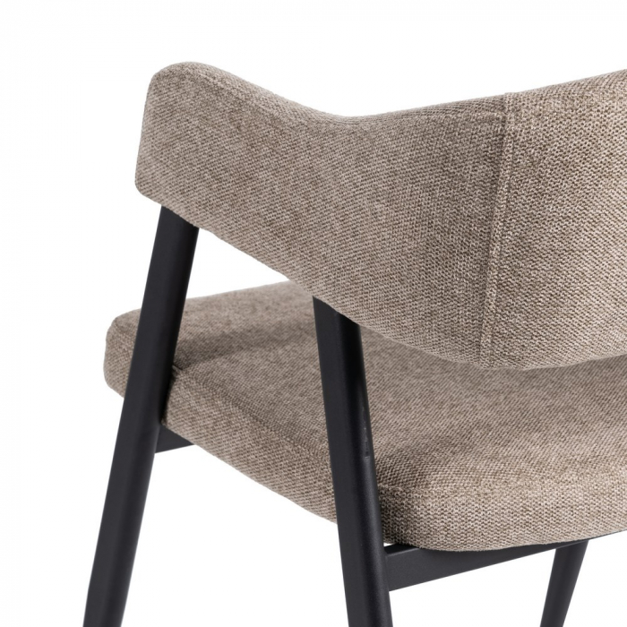 Set scaune moderne stofa si metal|Scaune rafinate pentru amenajari elegante [9]