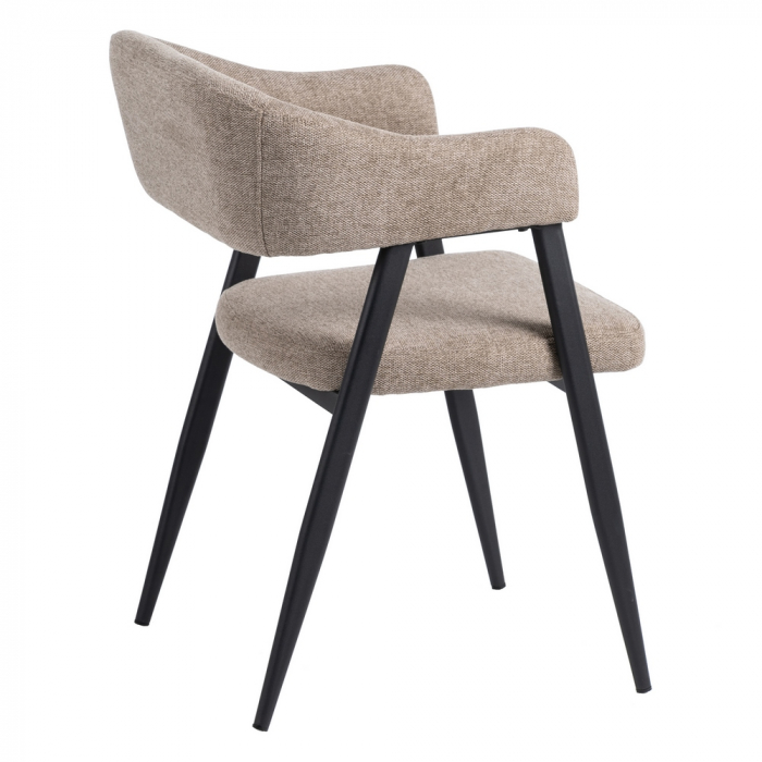Set scaune moderne stofa si metal|Scaune rafinate pentru amenajari elegante [3]