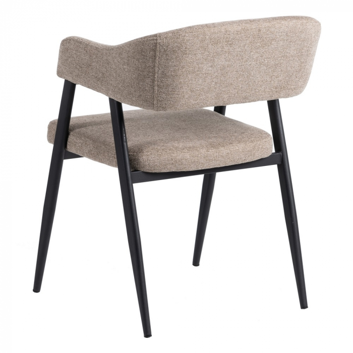 Set scaune moderne stofa si metal|Scaune rafinate pentru amenajari elegante [4]