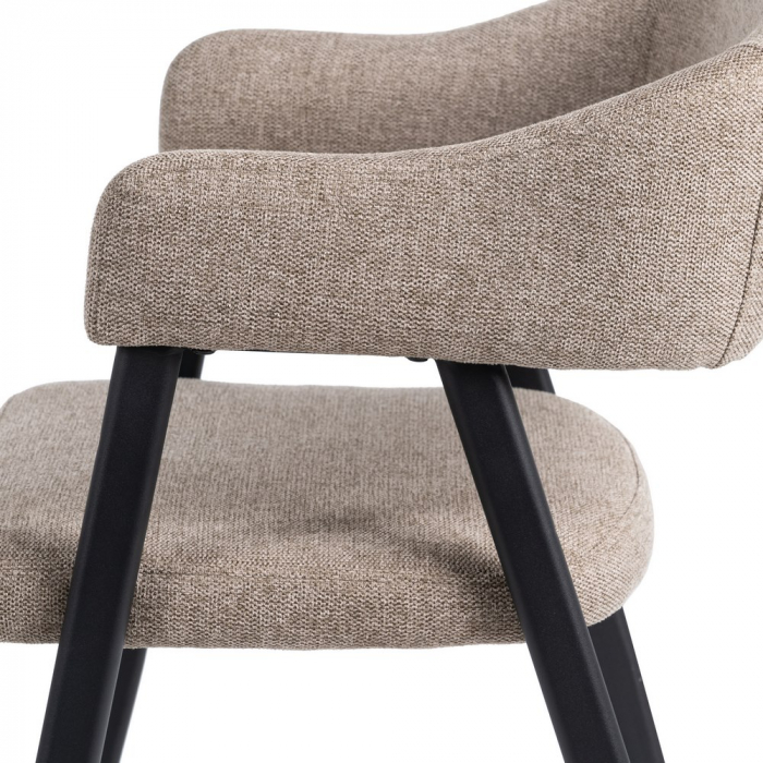 Set scaune moderne stofa si metal|Scaune rafinate pentru amenajari elegante [8]