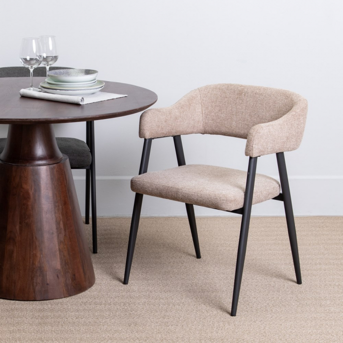Set scaune moderne stofa si metal|Scaune rafinate pentru amenajari elegante [2]