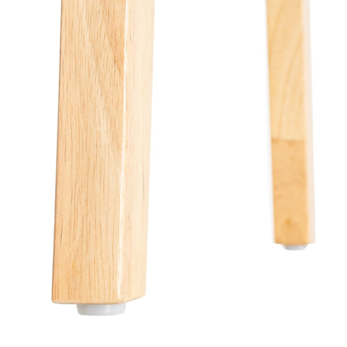 Scaune dining lemn natural cu brațe și șezut împletit – set 2 [11]