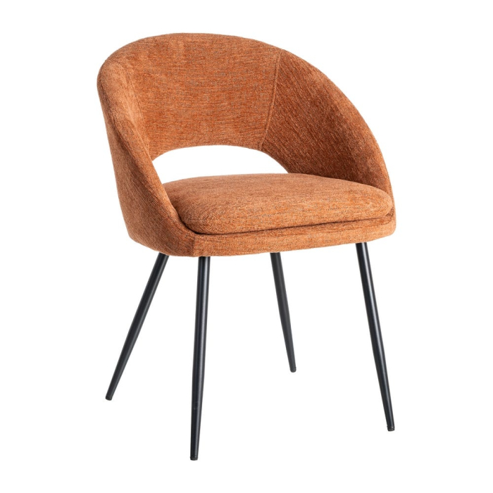 scaune-dining-portocaliu-ars-stofa-metalice [4]