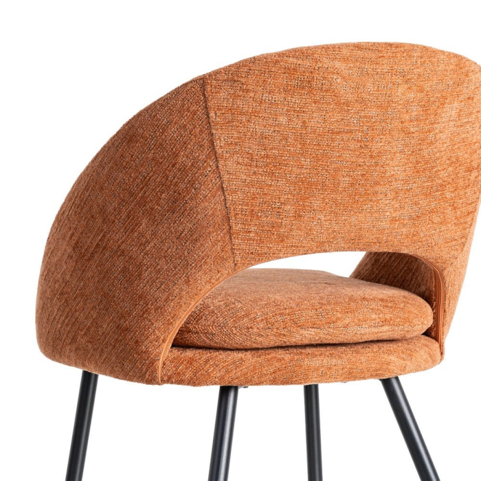 scaune-dining-portocaliu-ars-stofa-metalice [8]