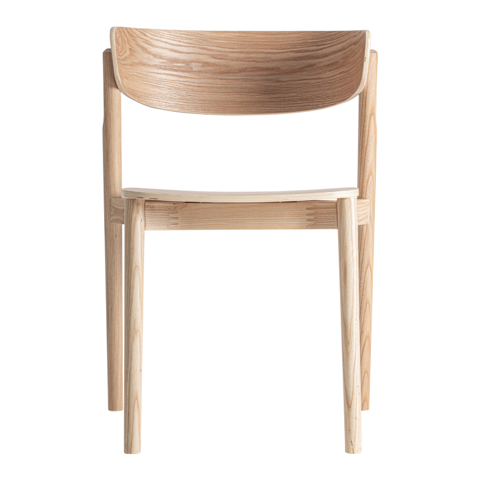 Set de 2 scaune din lemn cu design nordic pentru spații HoReCa [8]