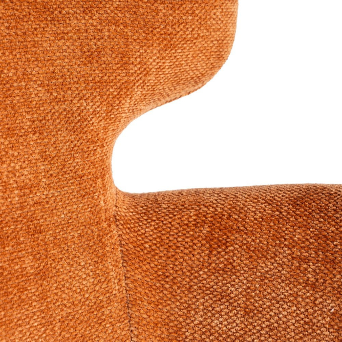 Set de 2 scaune dining si HORECA roșii din stofă design contemporan [10]