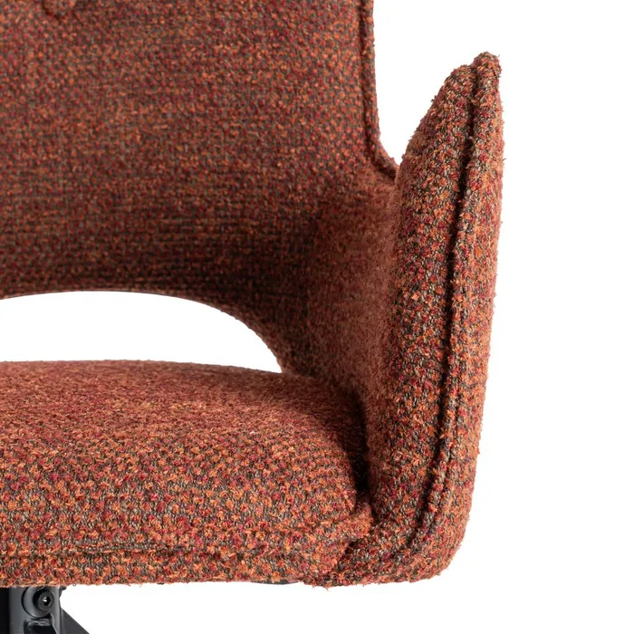 scaune-dining-rosu-stofa-baza-stabila [7]