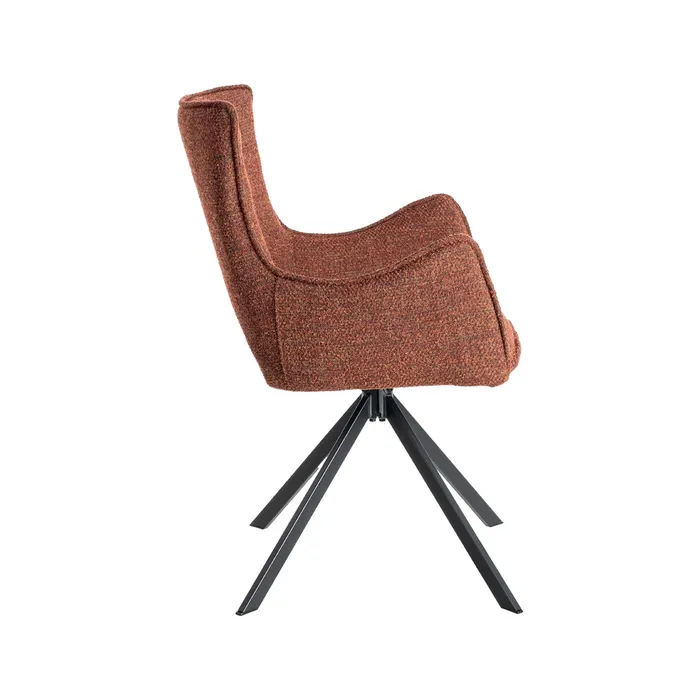 scaune-dining-rosu-stofa-baza-stabila [3]