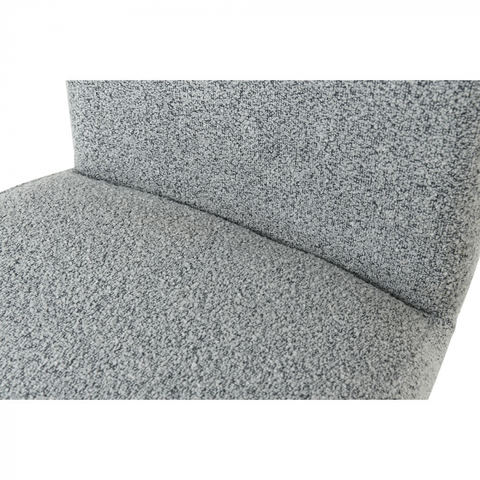 scaune arm gri deschis boucle maner decorativ [9]