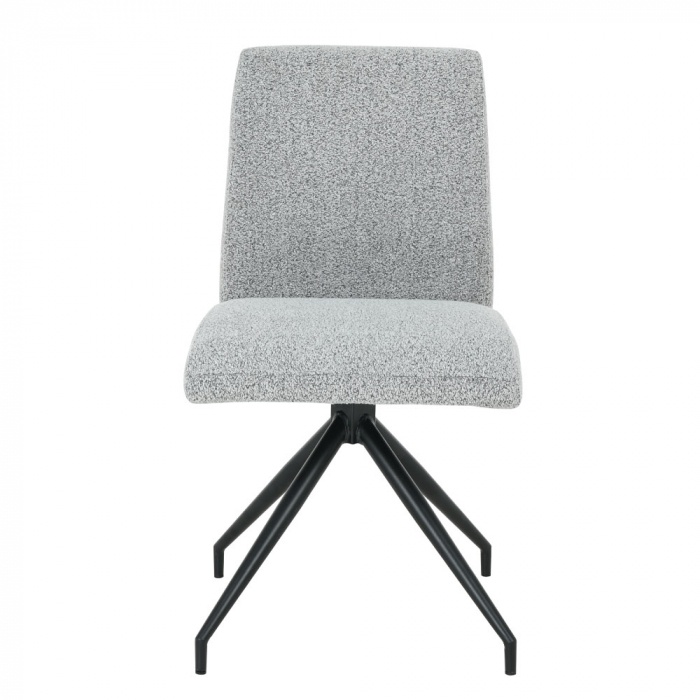 scaune arm gri deschis boucle maner decorativ [6]
