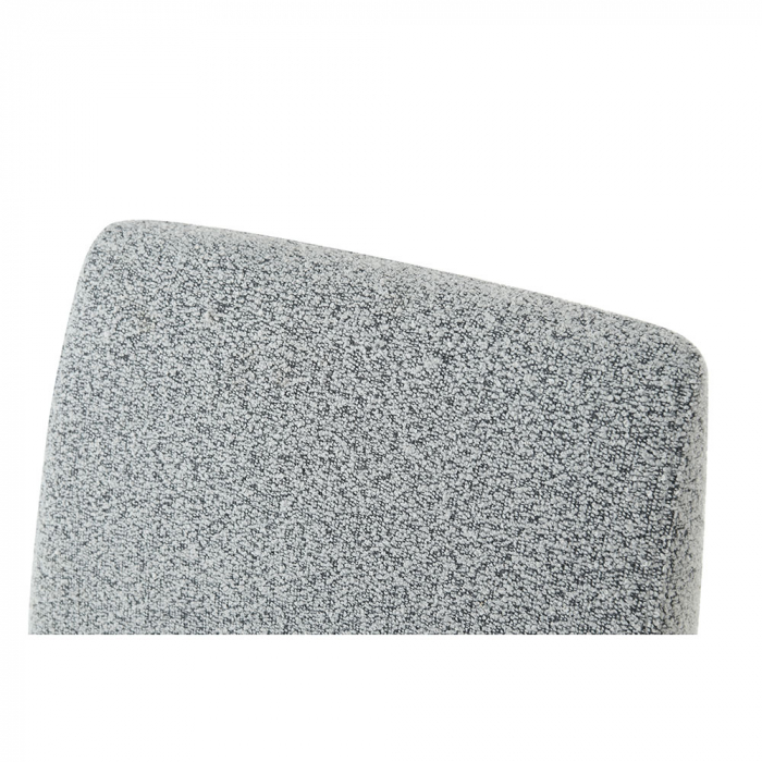 scaune arm gri deschis boucle maner decorativ [8]