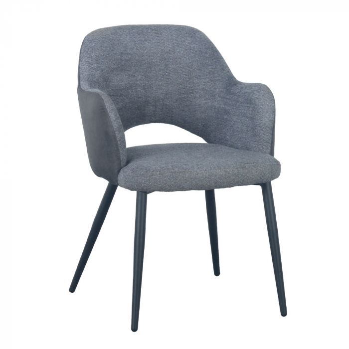 scaune ascot gri inchis easy clean piele ecologica [1]