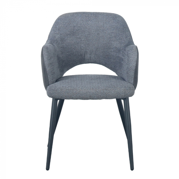 scaune ascot gri inchis easy clean piele ecologica [4]