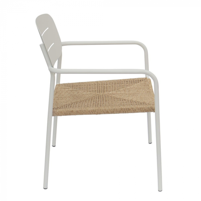 Set de 2 scaune Moshi White – oțel alb și fibră sintetică decorativă [3]