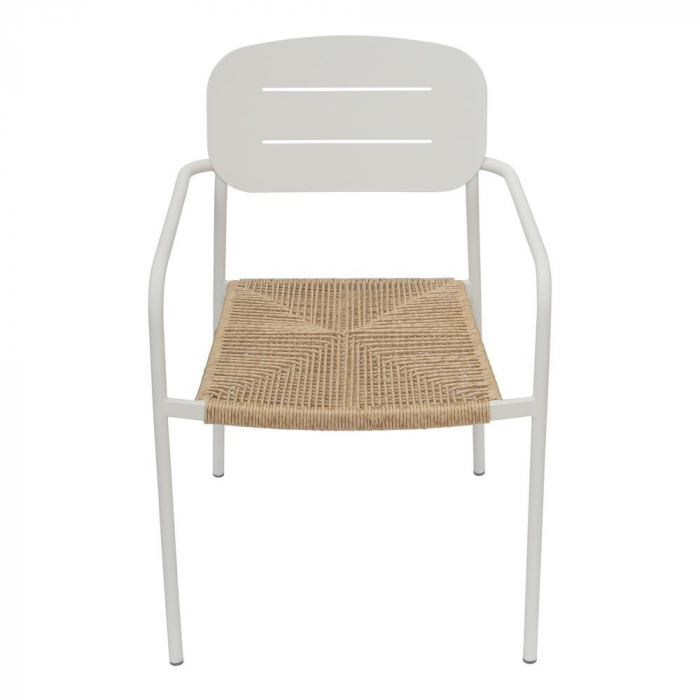 Set de 2 scaune Moshi White – oțel alb și fibră sintetică decorativă [2]