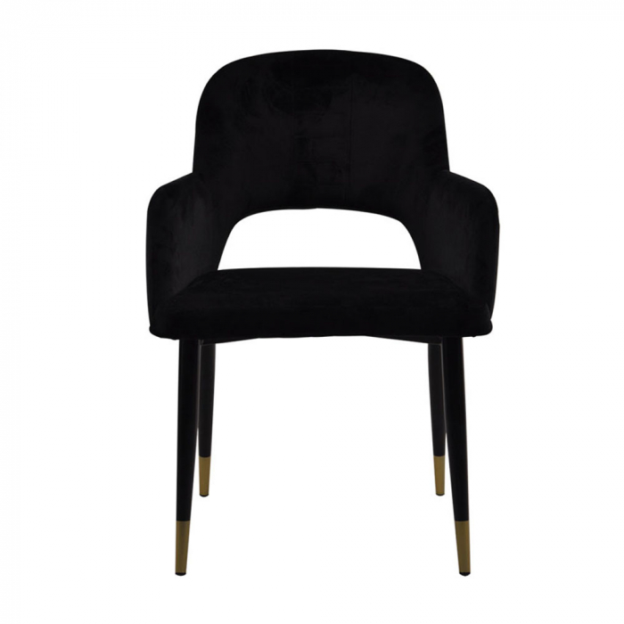 Set de 2 scaune negre Gala 61.5x56x89 cm [2]