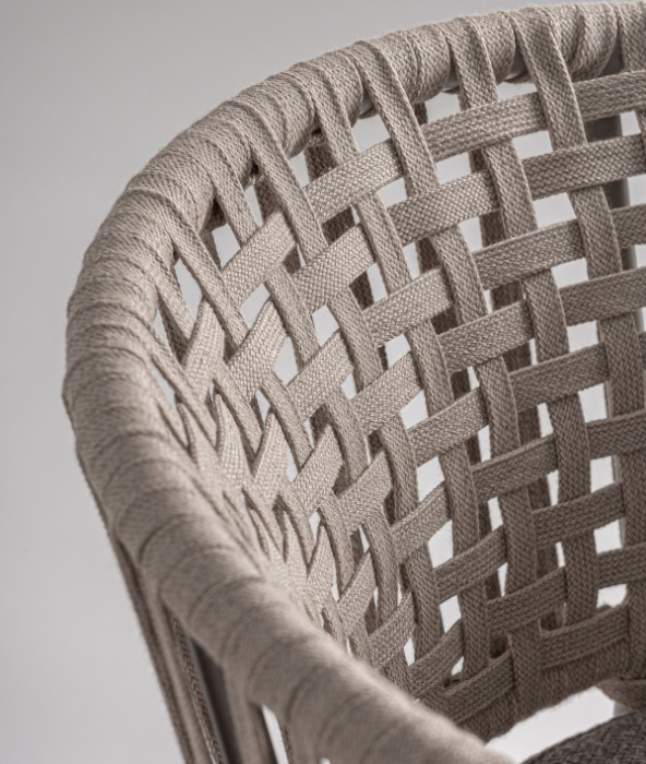 Set de 2 scaune pentru gradina si HORECA Lenk 58x59x75 cm [6]