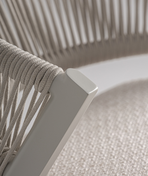 Set de 2 scaune pentru gradina si HORECA Tegna 56x60x71 cm [7]