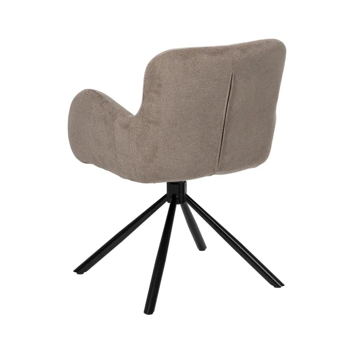 Set scaune rotative taupe|Mobilier confort decorativ [4]