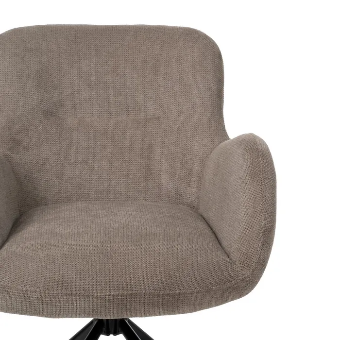 Set scaune rotative taupe|Mobilier confort decorativ [5]