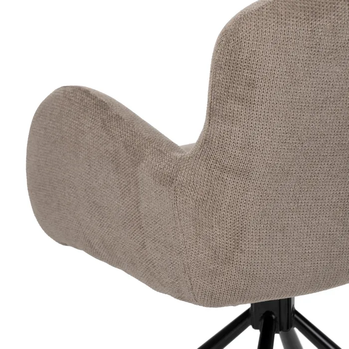 Set scaune rotative taupe|Mobilier confort decorativ [9]