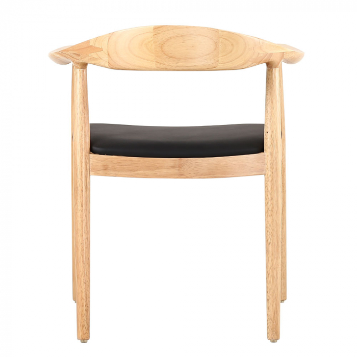 Set de 2 scaune stejar perna neagra Fuji 57x45x73.5 [4]
