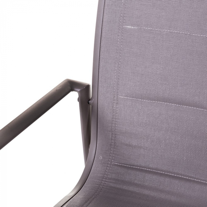 Set de 2 scaune Stella Chateau cu material textil căptușit și cadru aluminiu [3]