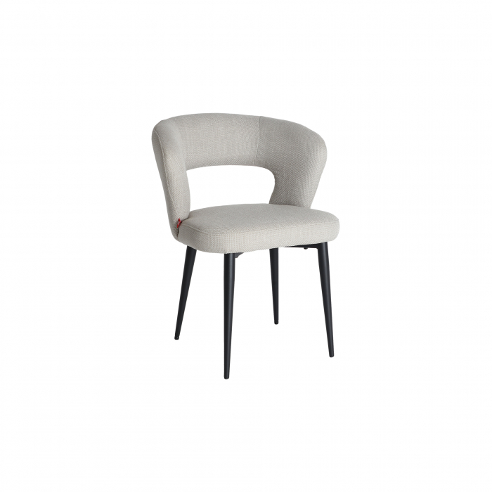 Set de 2 scaune tapitate bej Flagnac 61 x 61 x 78 cm [1]