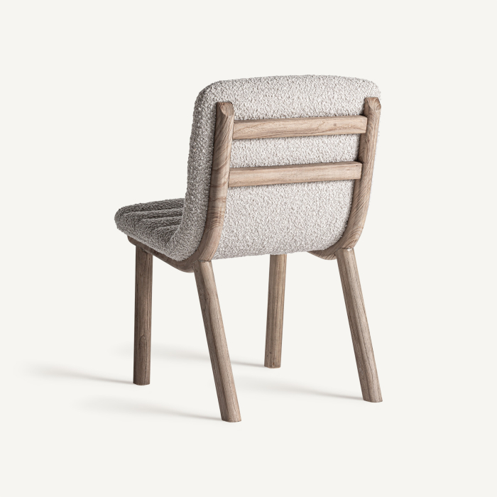 Set de 2 scaune tapitate din lemn de ulm Jacquard [4]