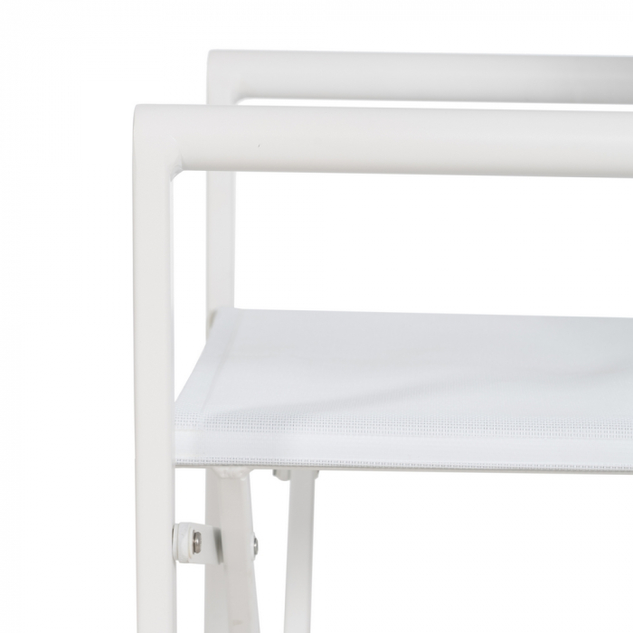 Set scaune regizor albe aluminiu si textilena|Scaune confortabile pentru exterior [10]