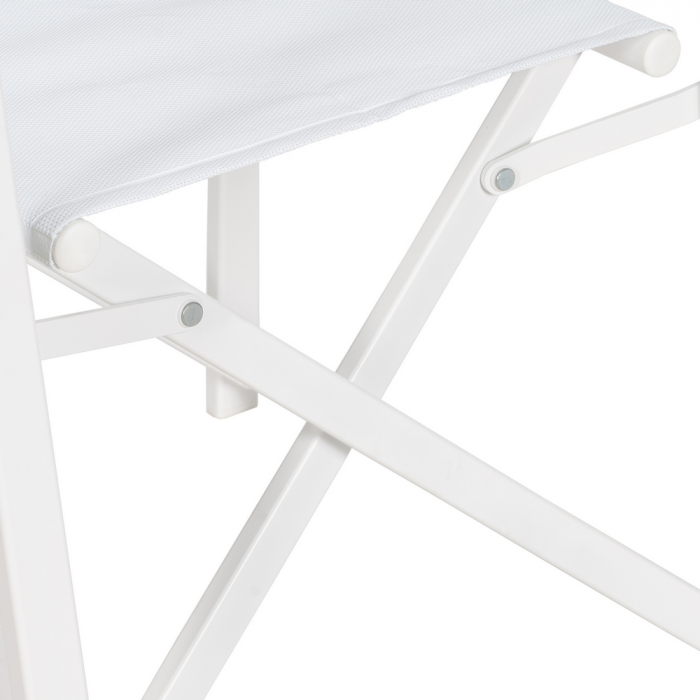 Set scaune regizor albe aluminiu si textilena|Scaune confortabile pentru exterior [8]