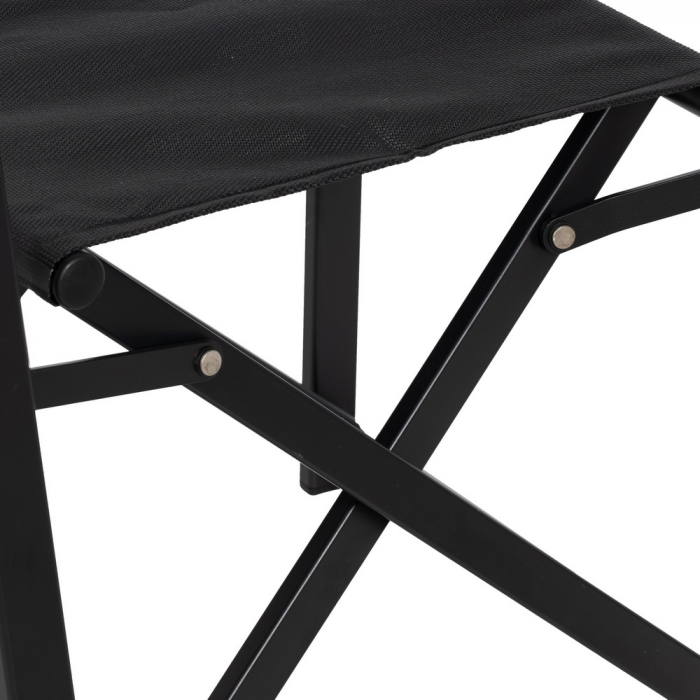 Set scaune regizor negre aluminiu si textilena|Scaune moderne pentru exterior [8]