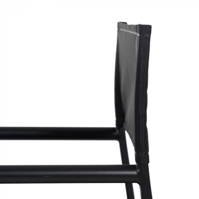 Set scaune regizor negre aluminiu si textilena|Scaune moderne pentru exterior [10]