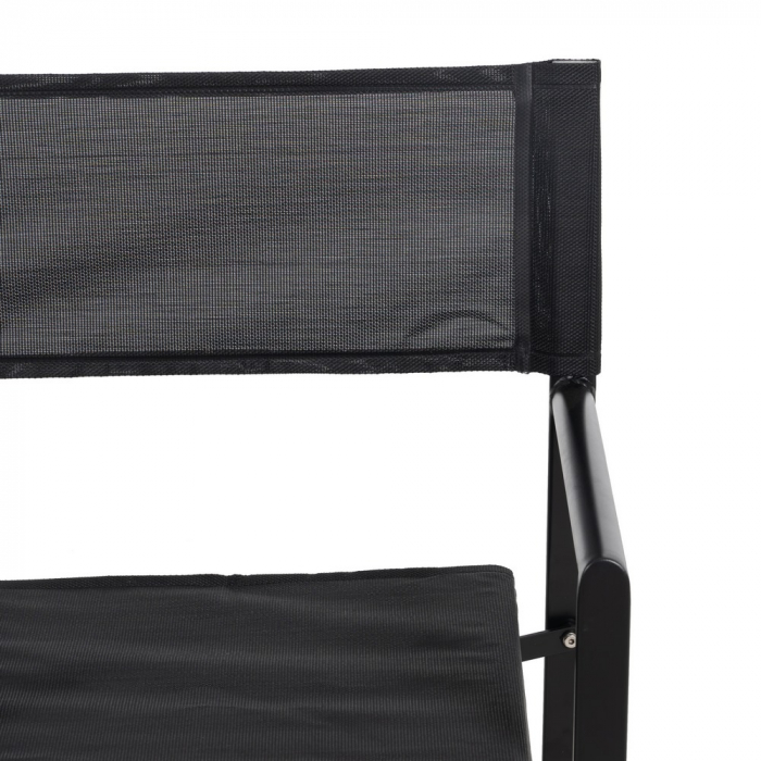Set scaune regizor negre aluminiu si textilena|Scaune moderne pentru exterior [6]